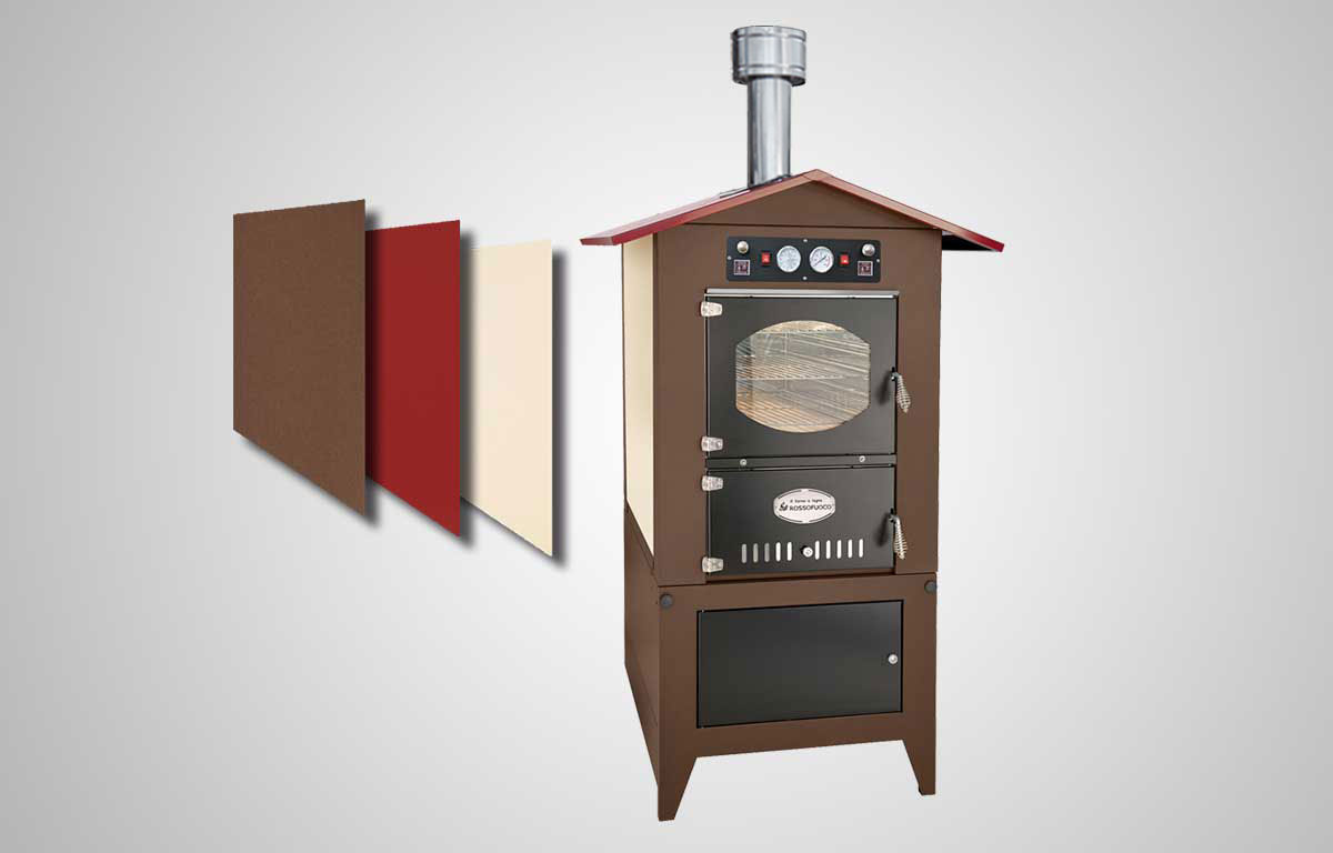 Rossofuoco Holzbackofen Garden Color 80iM