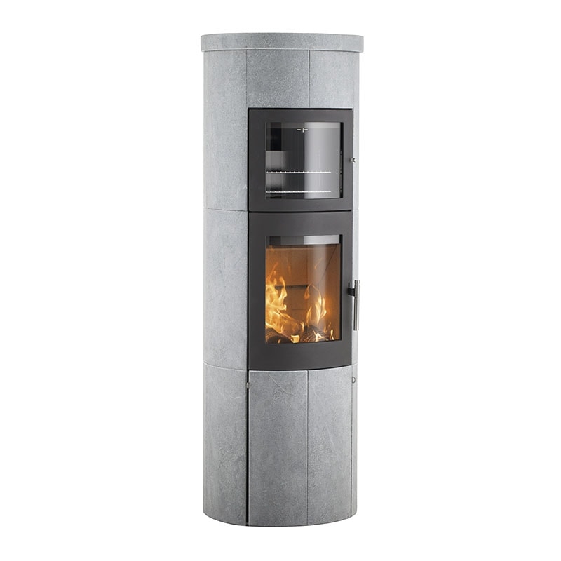 Heta Kaminofen Scan Line  80 XL-B mit Backfach
